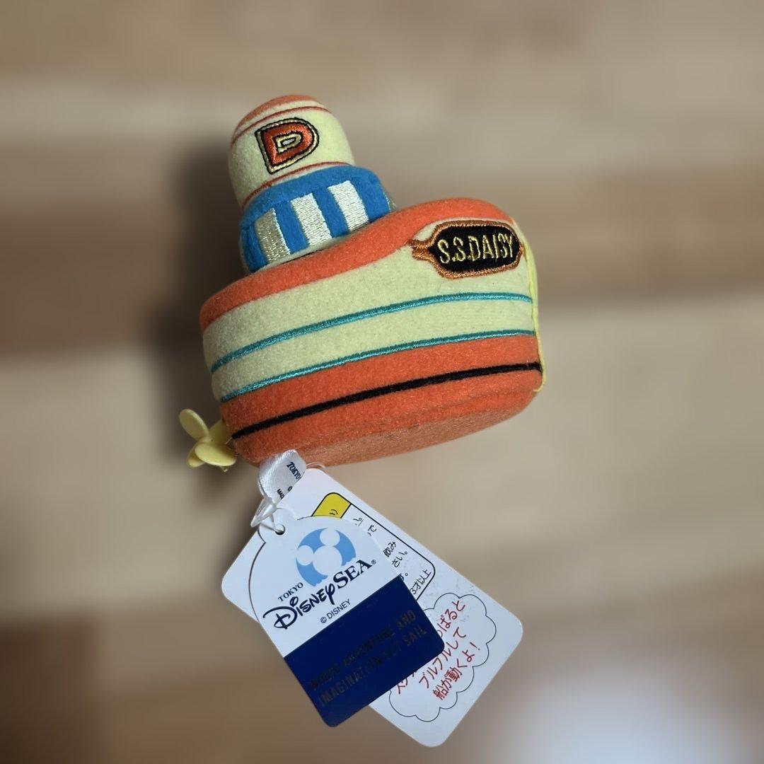 希少 ドナルドダック 船型ぬいぐるみ ディズニーシー