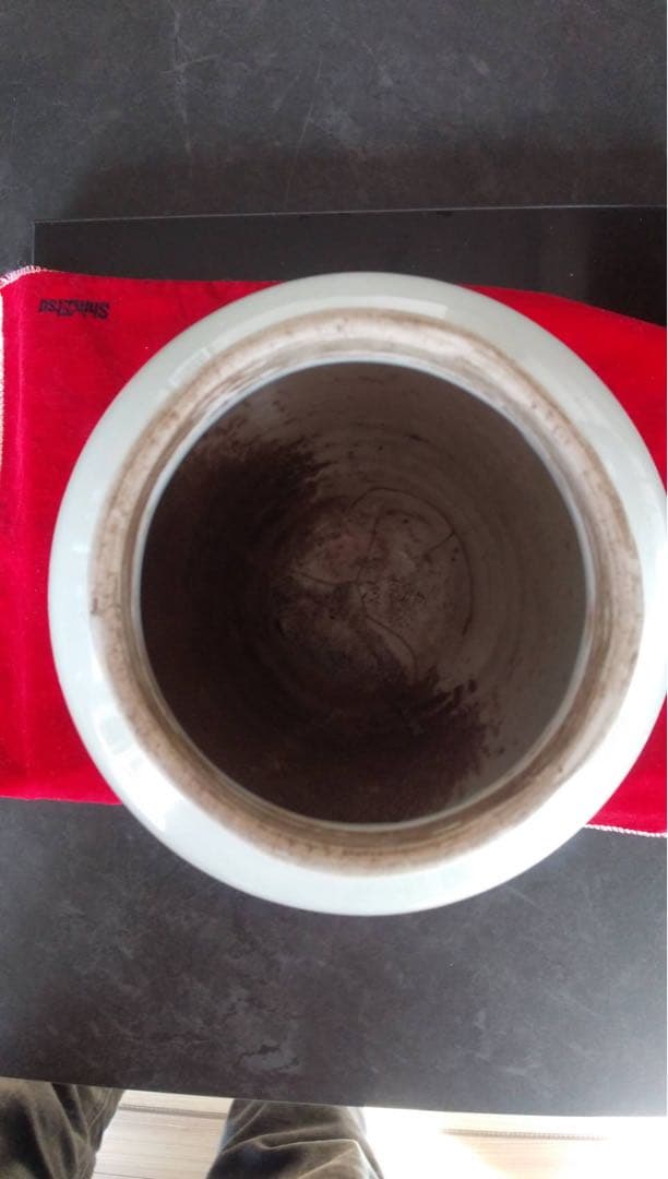 白磁壺　古伊万里　アンティーク　李朝　古美術　古道具　花器