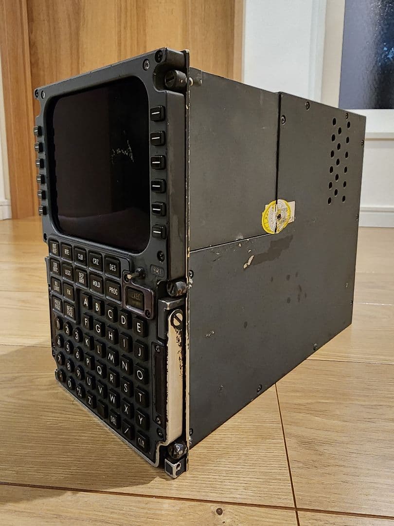 希少 実物部品】ボーイング B737-300 MCDU 航空機コックピット部品