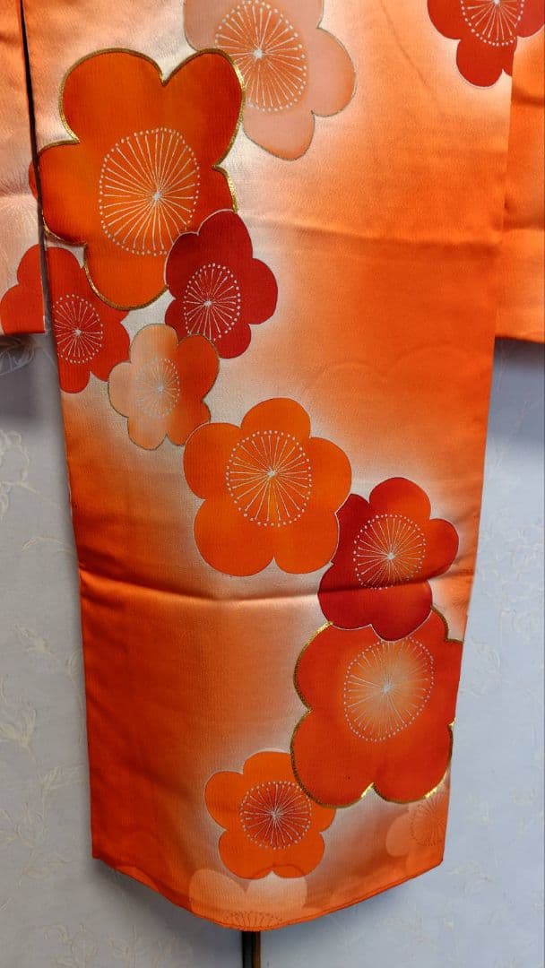 RK572子供着物3歳前後用非常に綺麗美品着丈97センチ裄丈46センチ