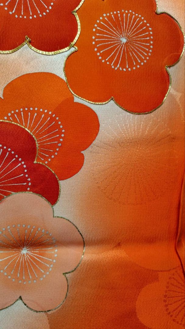 RK572子供着物3歳前後用非常に綺麗美品着丈97センチ裄丈46センチ