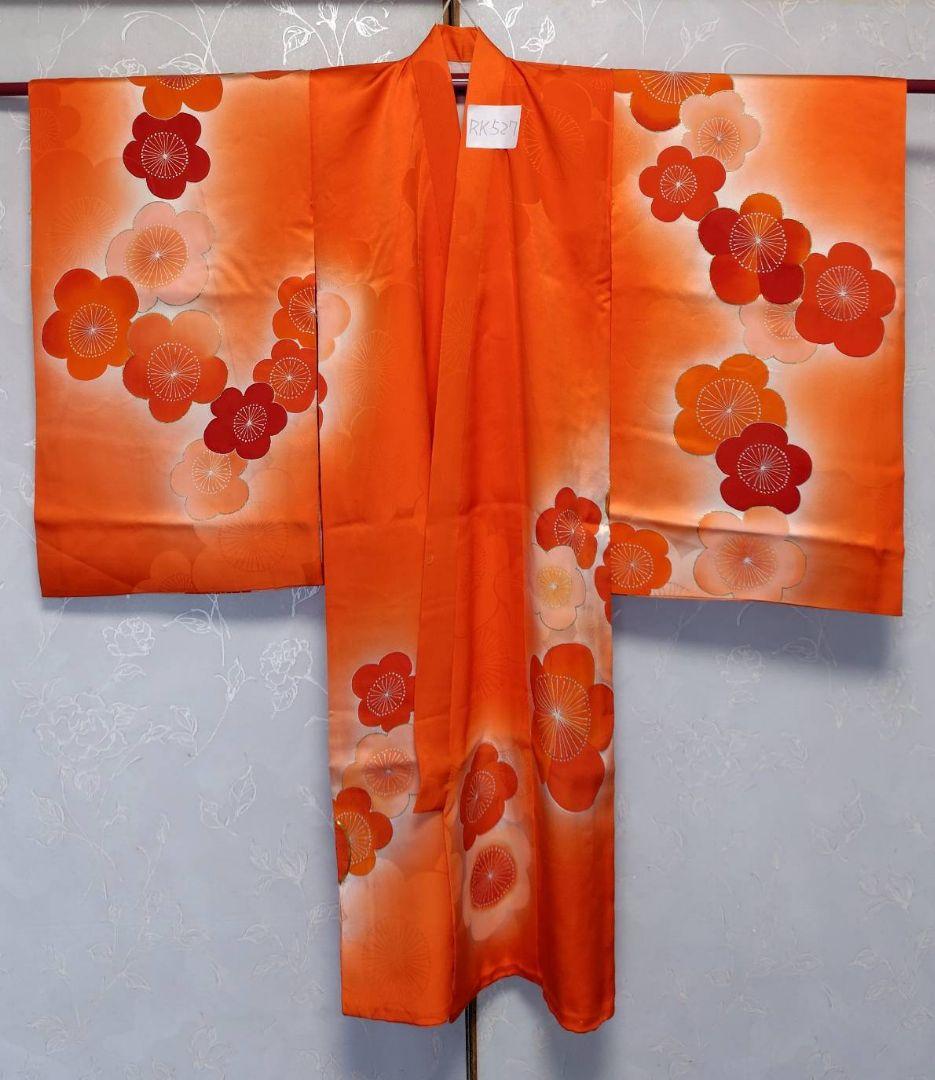 RK572子供着物3歳前後用非常に綺麗美品着丈97センチ裄丈46センチ