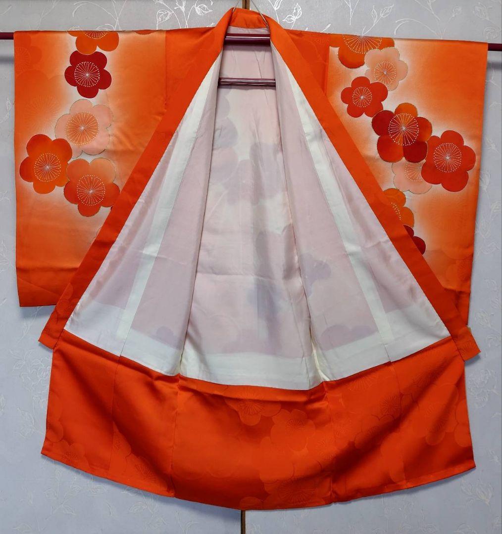 RK572子供着物3歳前後用非常に綺麗美品着丈97センチ裄丈46センチ