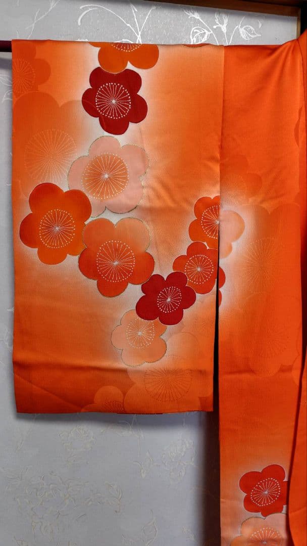 RK572子供着物3歳前後用非常に綺麗美品着丈97センチ裄丈46センチ