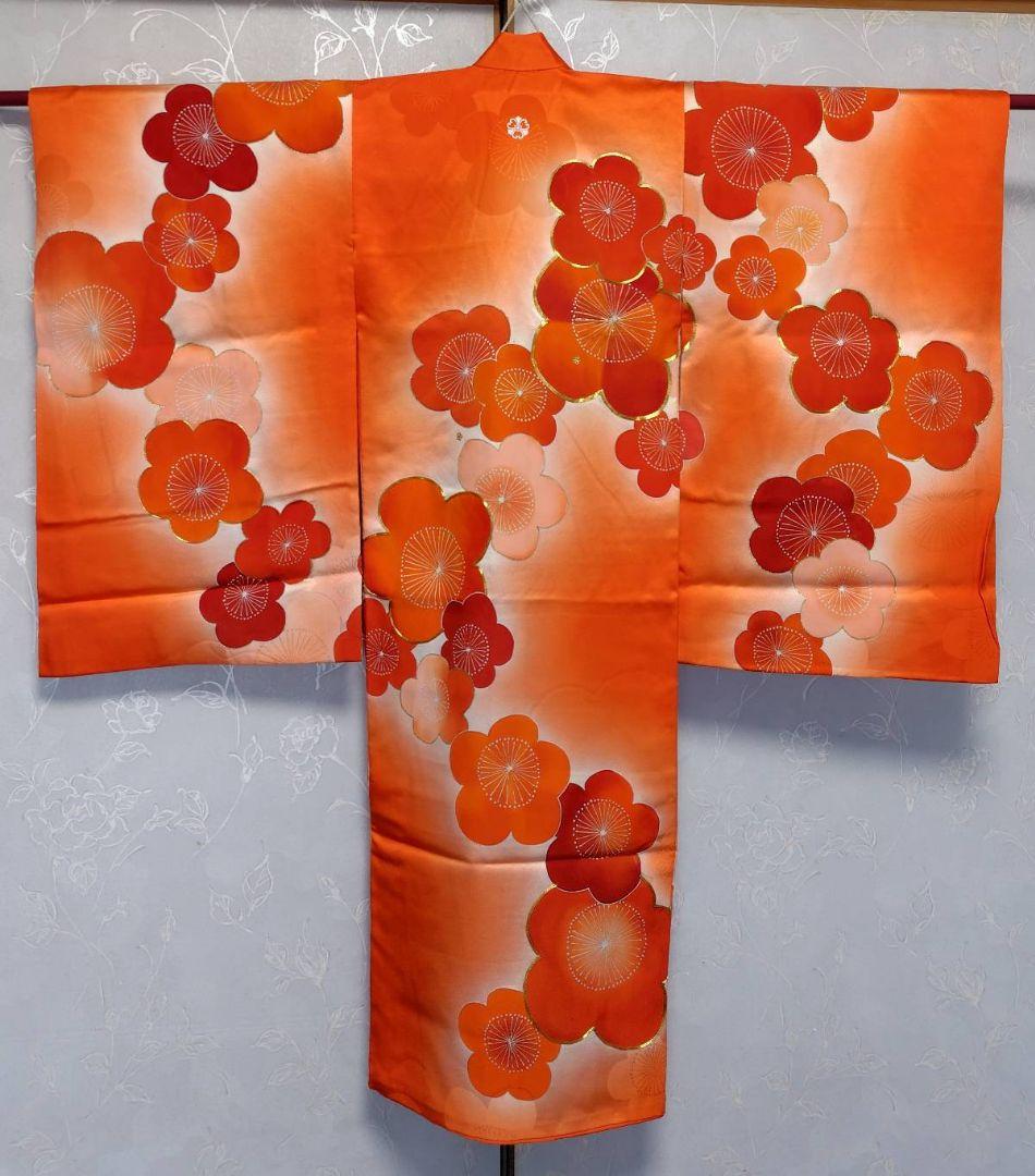 RK572子供着物3歳前後用非常に綺麗美品着丈97センチ裄丈46センチ