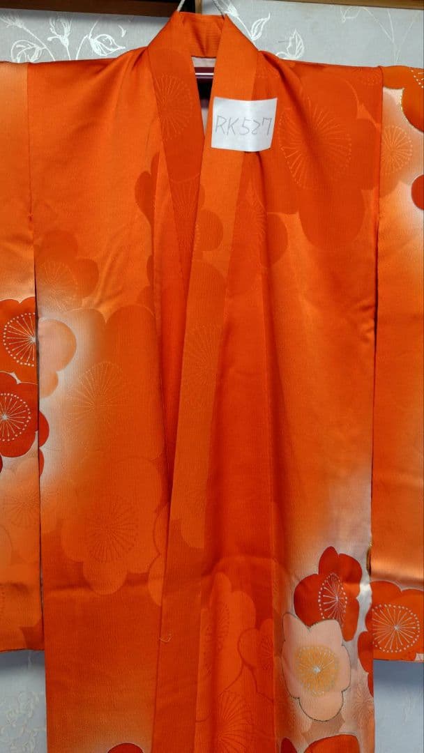 RK572子供着物3歳前後用非常に綺麗美品着丈97センチ裄丈46センチ