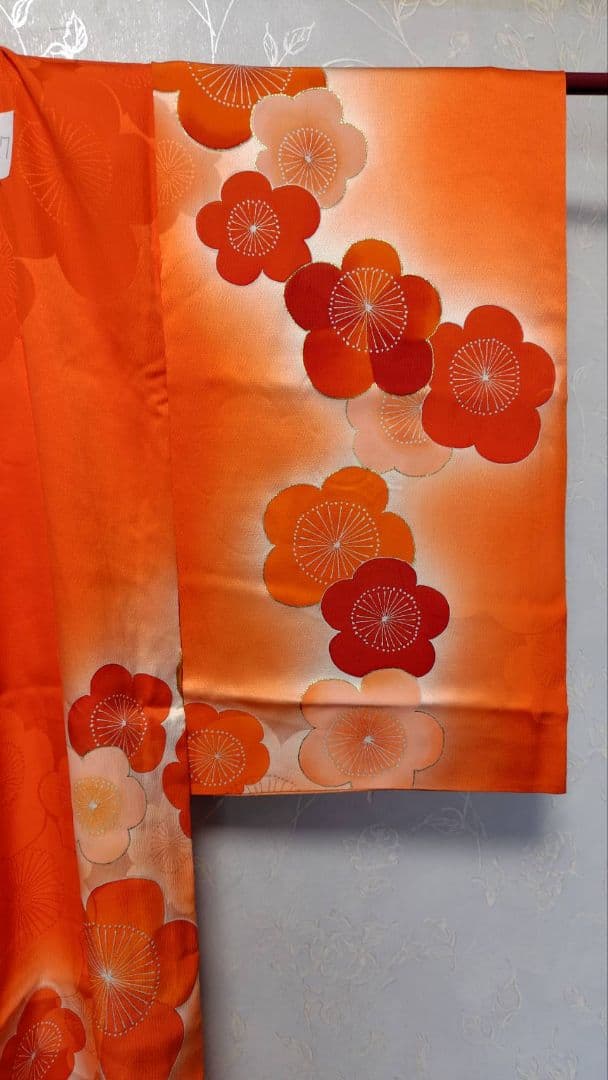 RK572子供着物3歳前後用非常に綺麗美品着丈97センチ裄丈46センチ