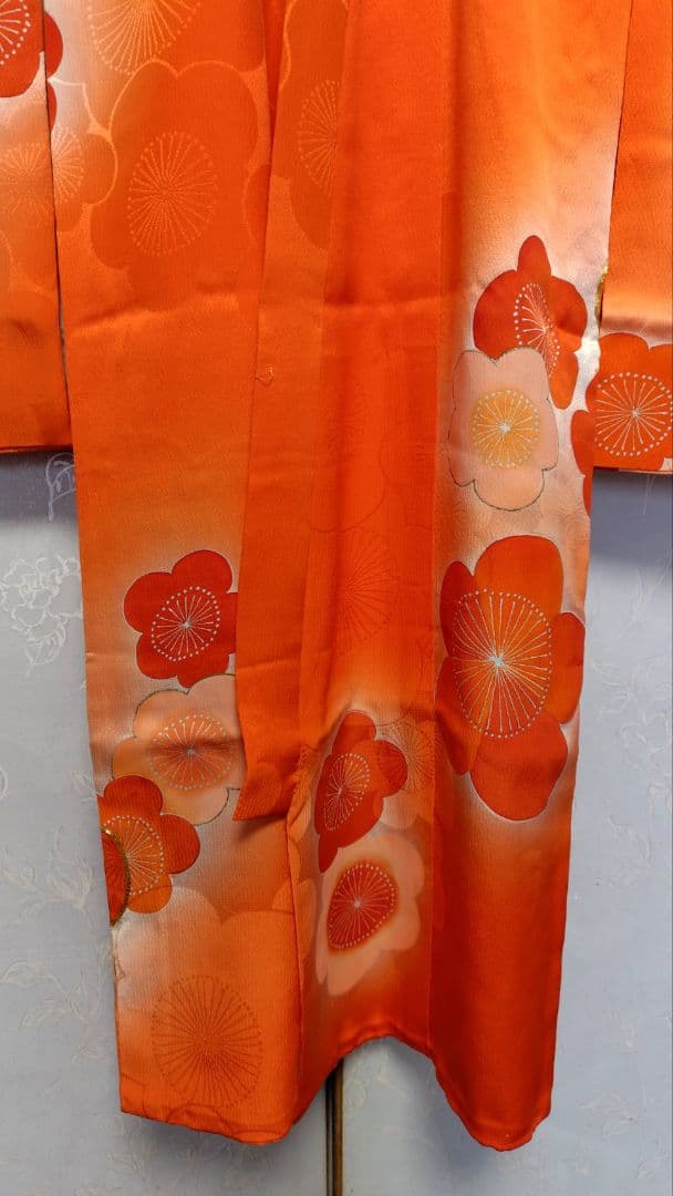 RK572子供着物3歳前後用非常に綺麗美品着丈97センチ裄丈46センチ