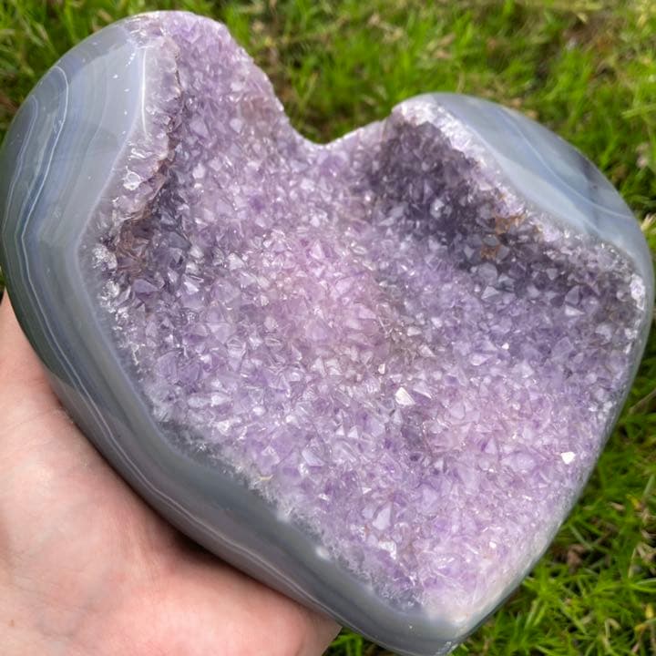 アメジスト 原石 ハート