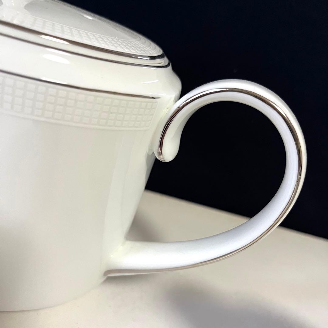 ウェッジウッド　ヴェラウォン  ポットセット　Blanc Sur Blanc