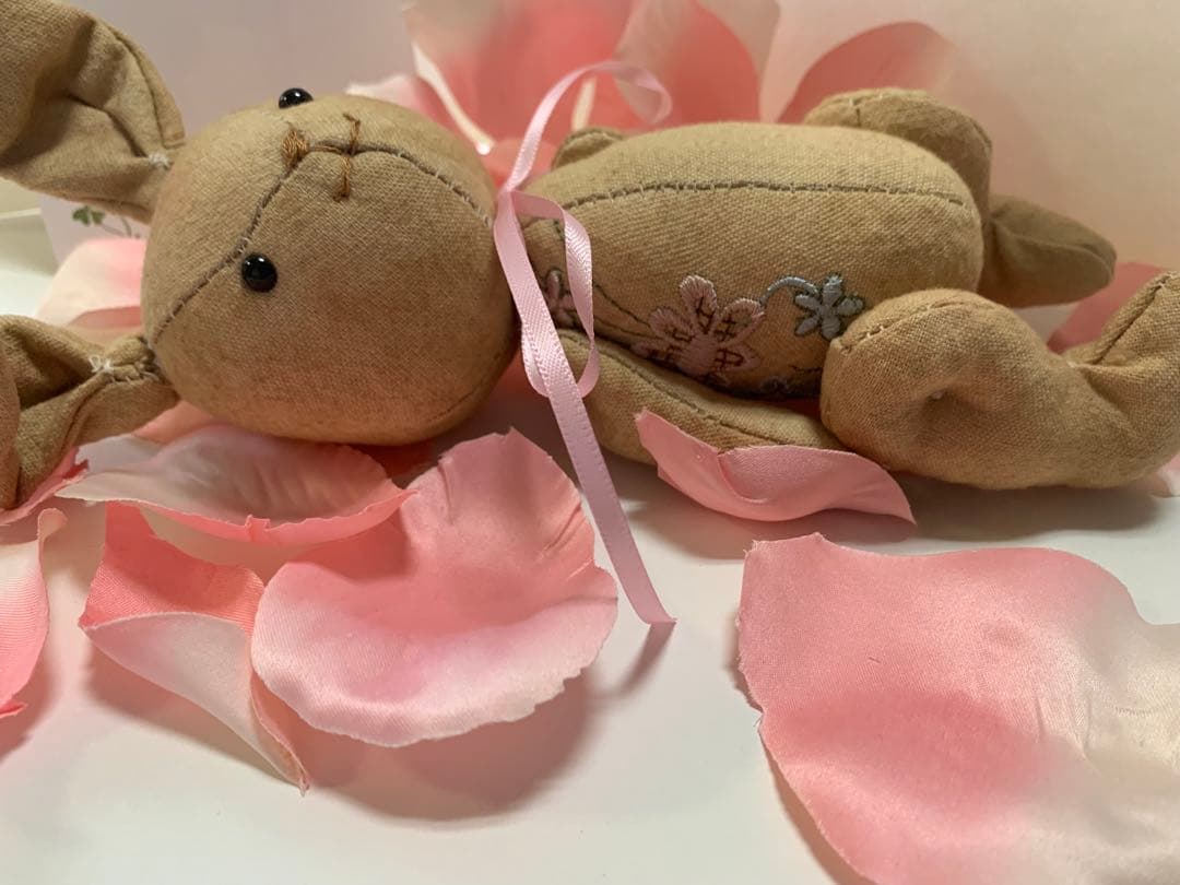 アートドール✴︎milkypop✴︎ハンドメイド、素朴なうさぎChan