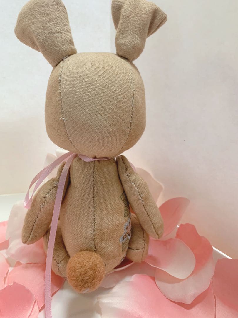 アートドール✴︎milkypop✴︎ハンドメイド、素朴なうさぎChan