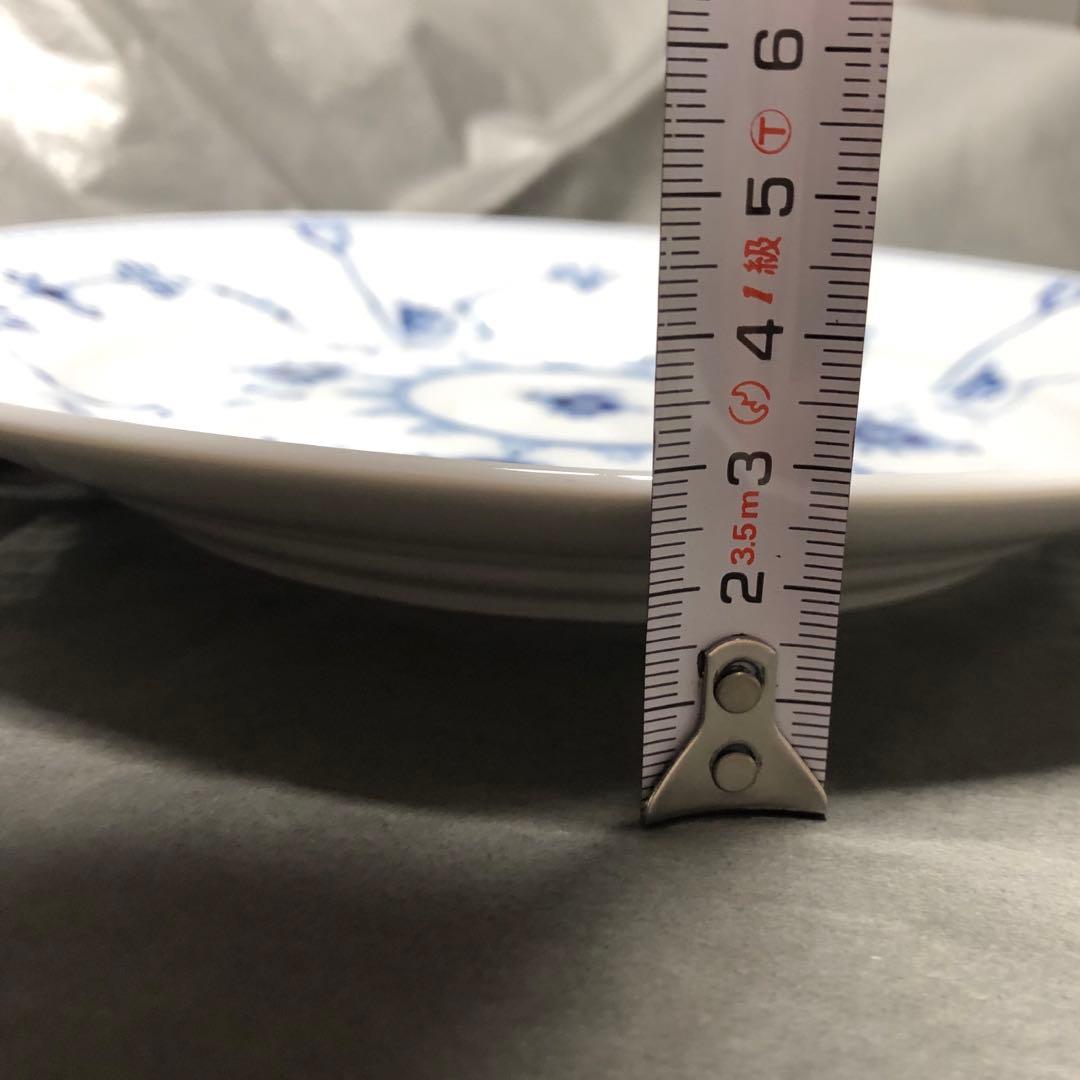 ロイヤルコペンハーゲン ブルーフルーテッド プレイン プレート 22cm×3枚