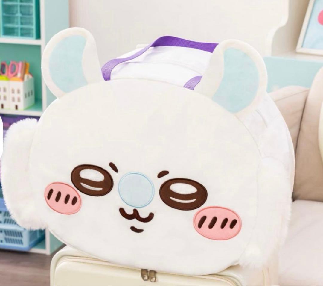 ちいかわ プライズ おかおBIGボストンバッグ バッグ 旅行 モモンガ