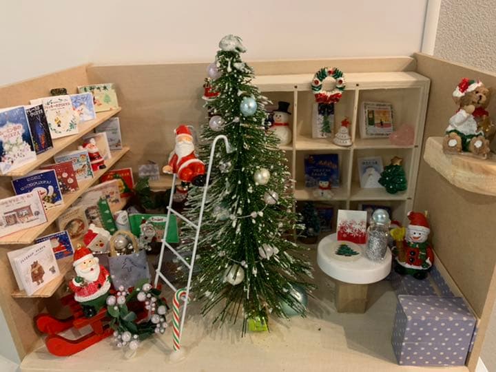 ミニチュアドールハウス  クリスマスリビング　オーダー用