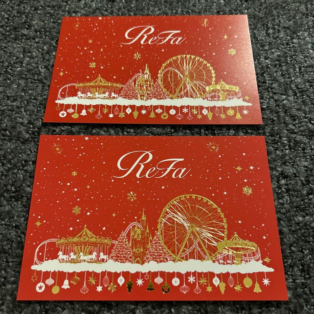 ReFaリファ クリスマスポストカード 2枚 - メルカリ