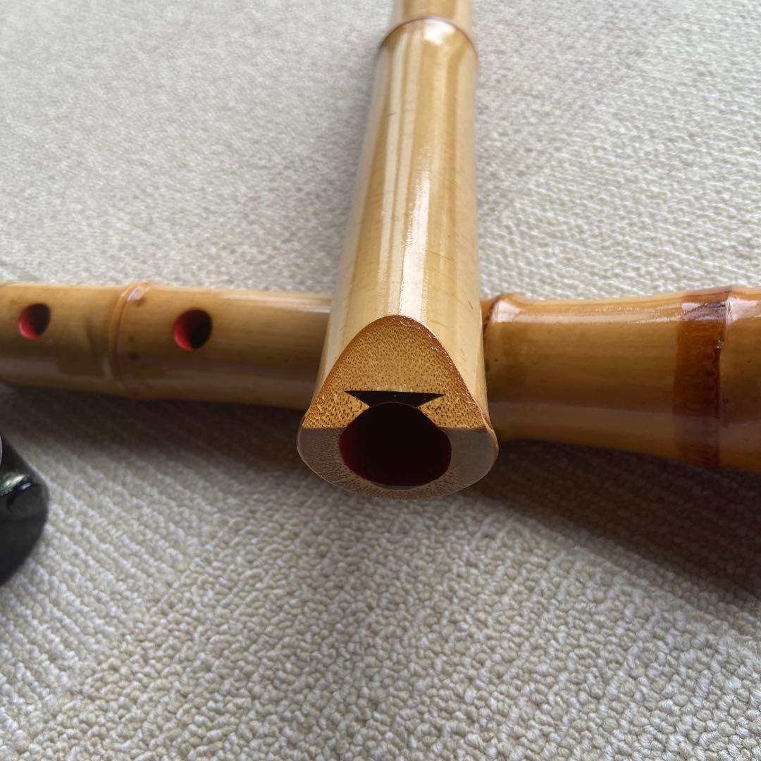 208 ⭐️尺八眞山銘 一尺ハ寸管 眞山銘三印最高級品 - メルカリ