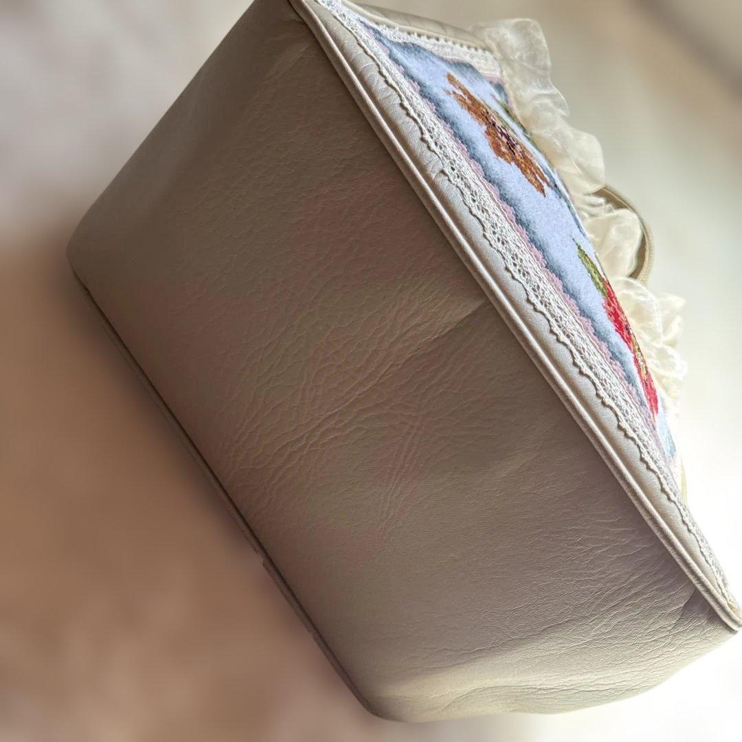 アンティークテイスト　フェイラー　ハンカチで作る　オーダーバッグ　レトロ