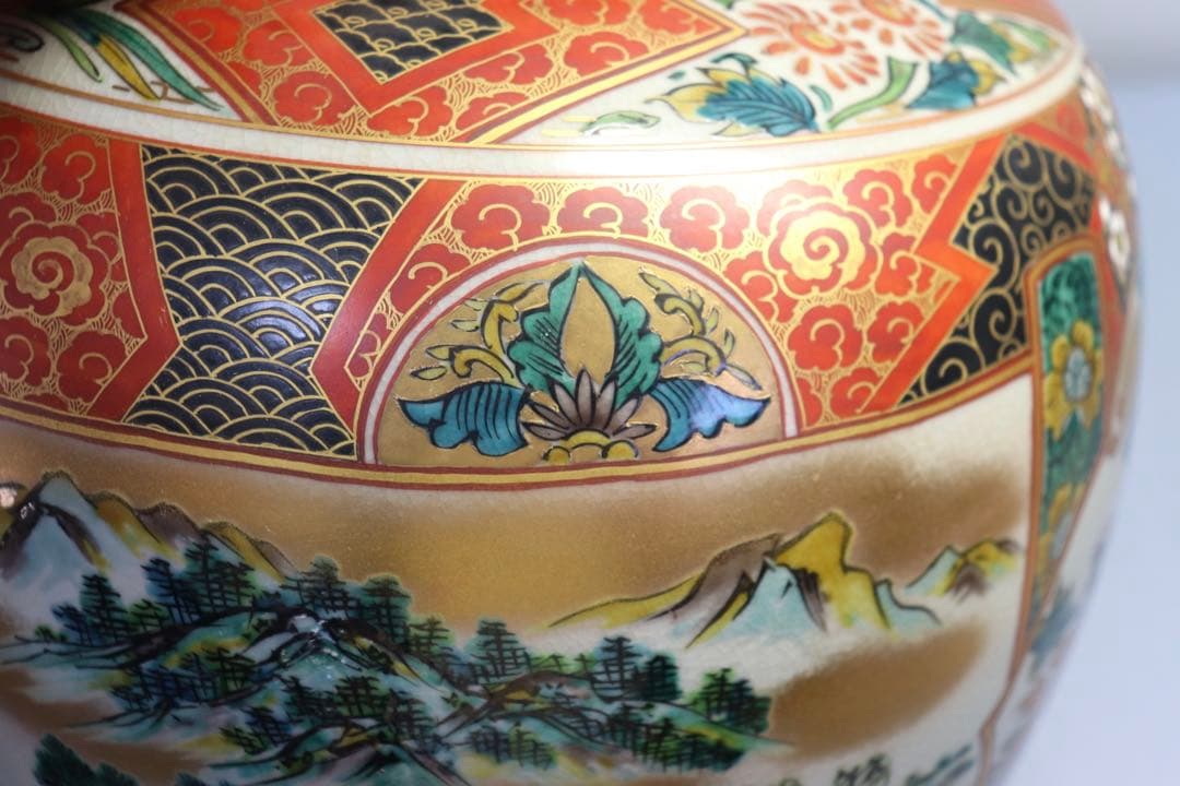 時代 九谷庄三祥文作 大壺 送料込み0929 - メルカリ