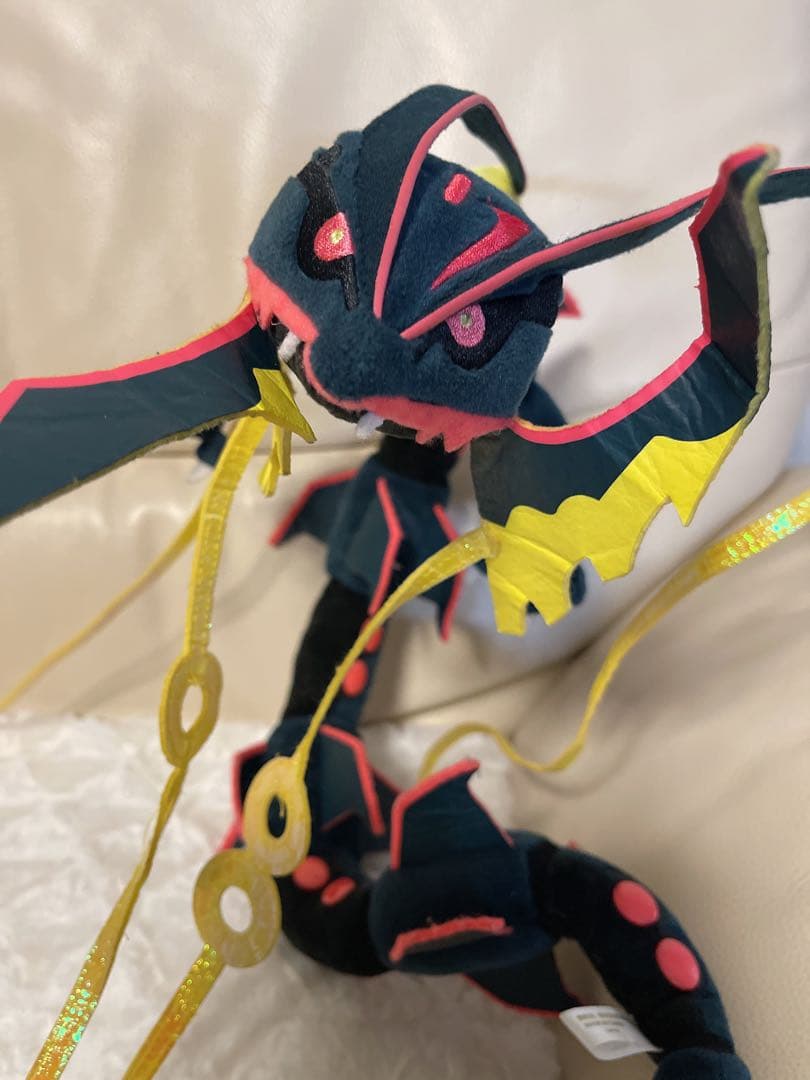 ポケモンセンター限定 黒メガレックウザ ぬいぐるみ レア - メルカリ