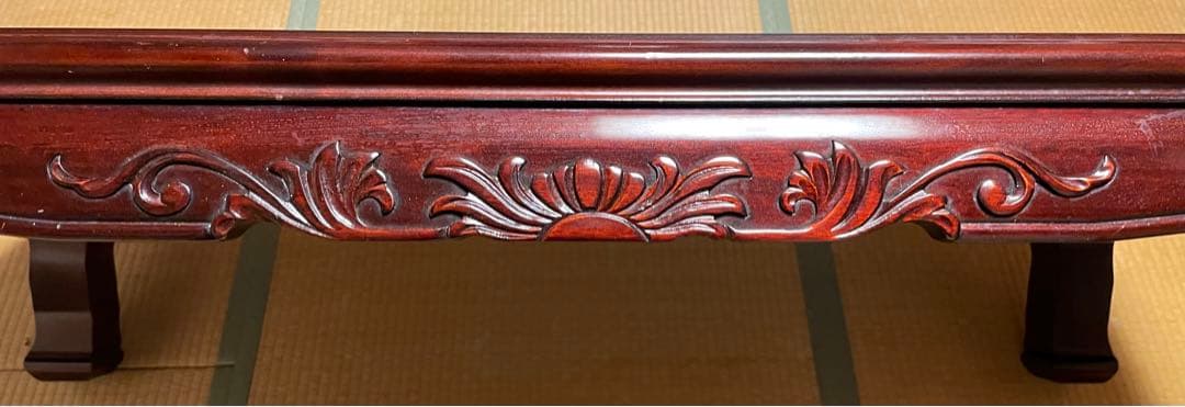 【送料込】昭和レトロ 座卓 木製テーブル　茶色　和室　ヴィンテージ