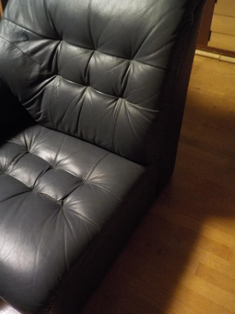 レザー　コーナーソファセット　五人掛け③