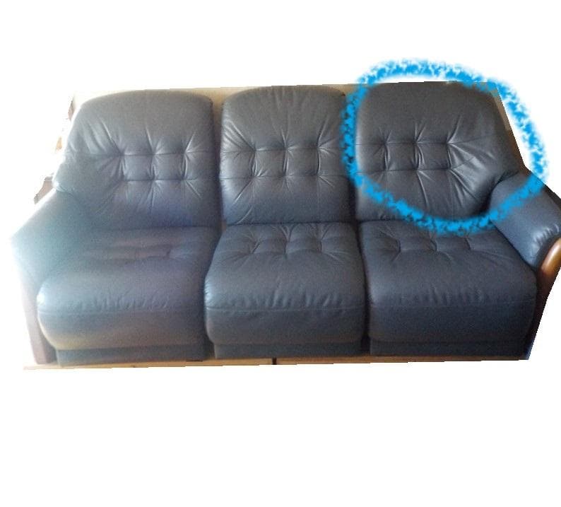 レザー　コーナーソファセット　五人掛け③