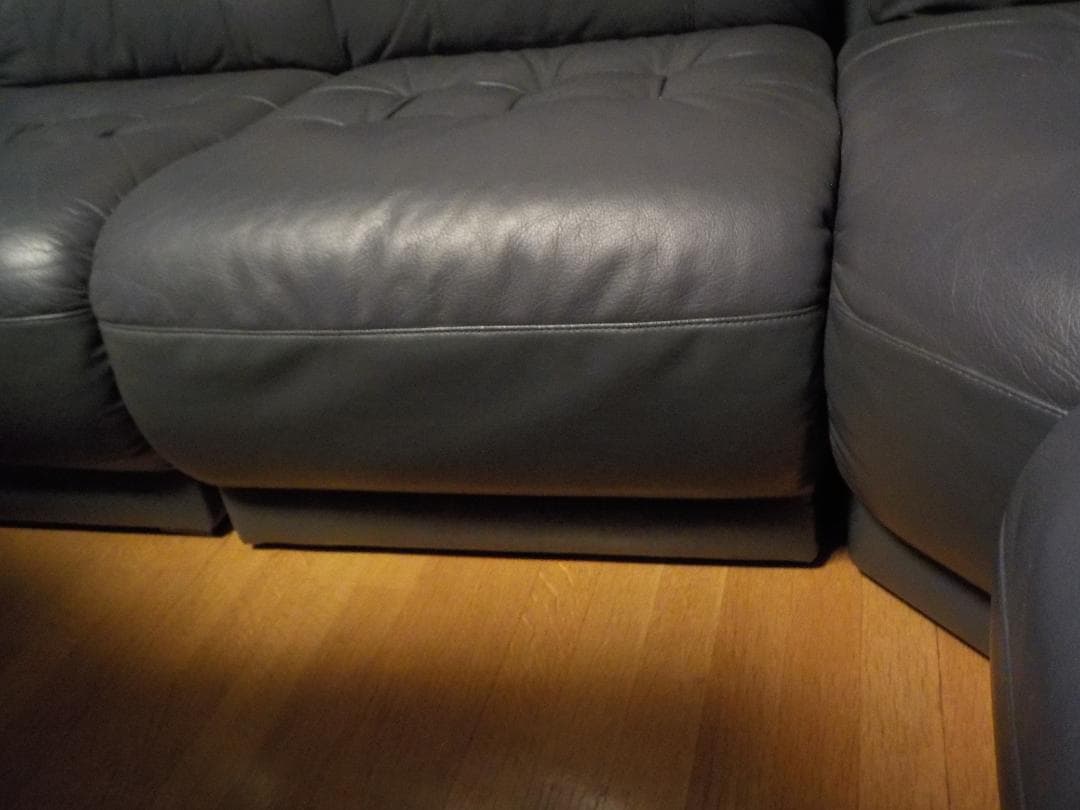 レザー　コーナーソファセット　五人掛け③