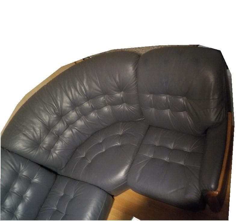 レザー　コーナーソファセット　五人掛け③