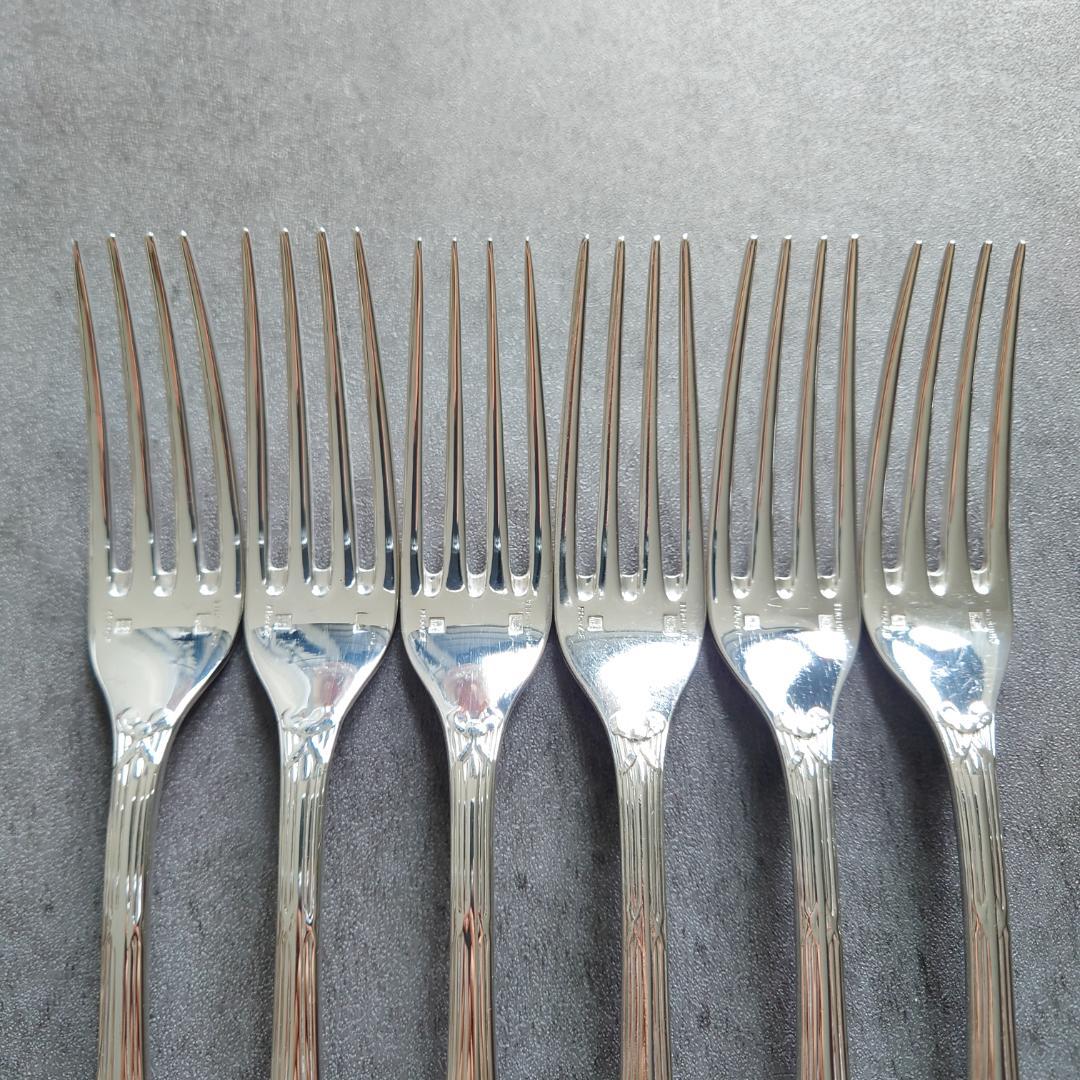 希少 クリストフル リュバン スタンダードフォーク 6点