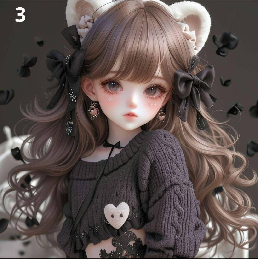 ⭐枚数限定パネル⭐ ②　　女の子パネル生地　♡オーダー受付中♡　ハンドメイド