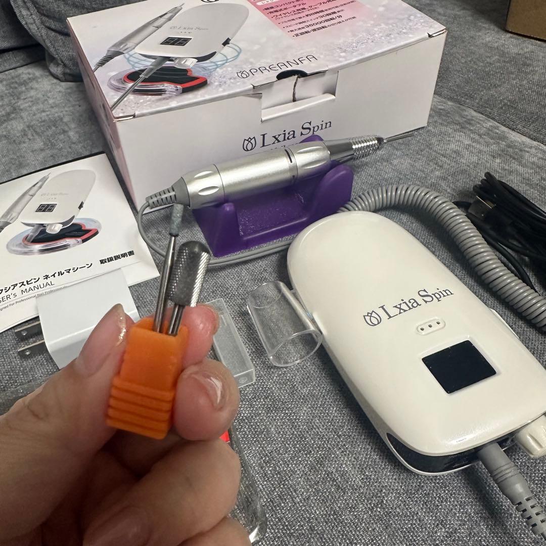 Lxia spin レクシアスピン ネイルマシーン ワイヤレス