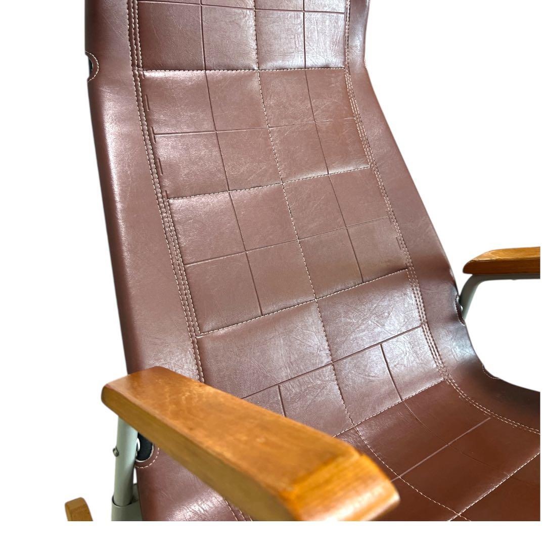 【アンティーク】新居猛 フォールディングロッキングチェア ニーチェア ビンテージ