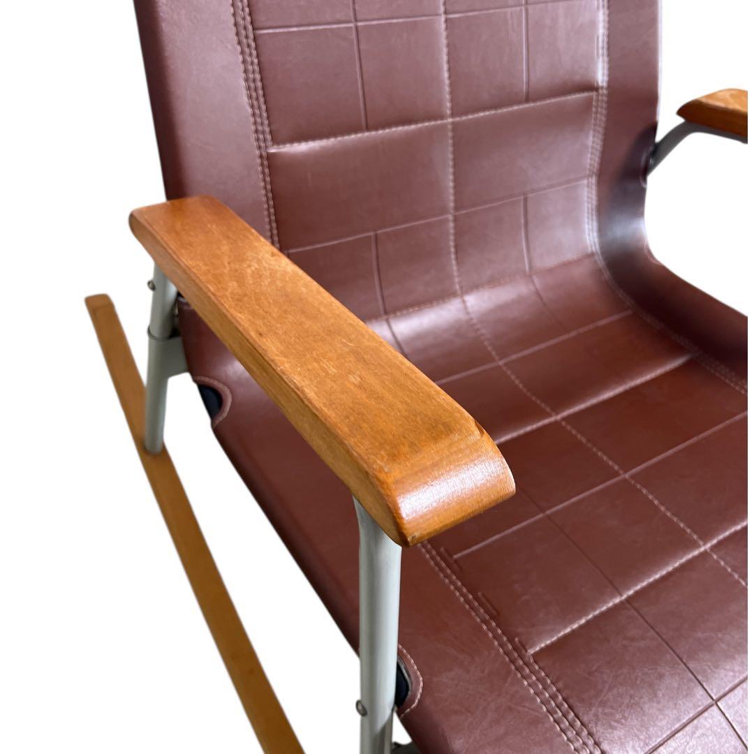 【アンティーク】新居猛 フォールディングロッキングチェア ニーチェア ビンテージ