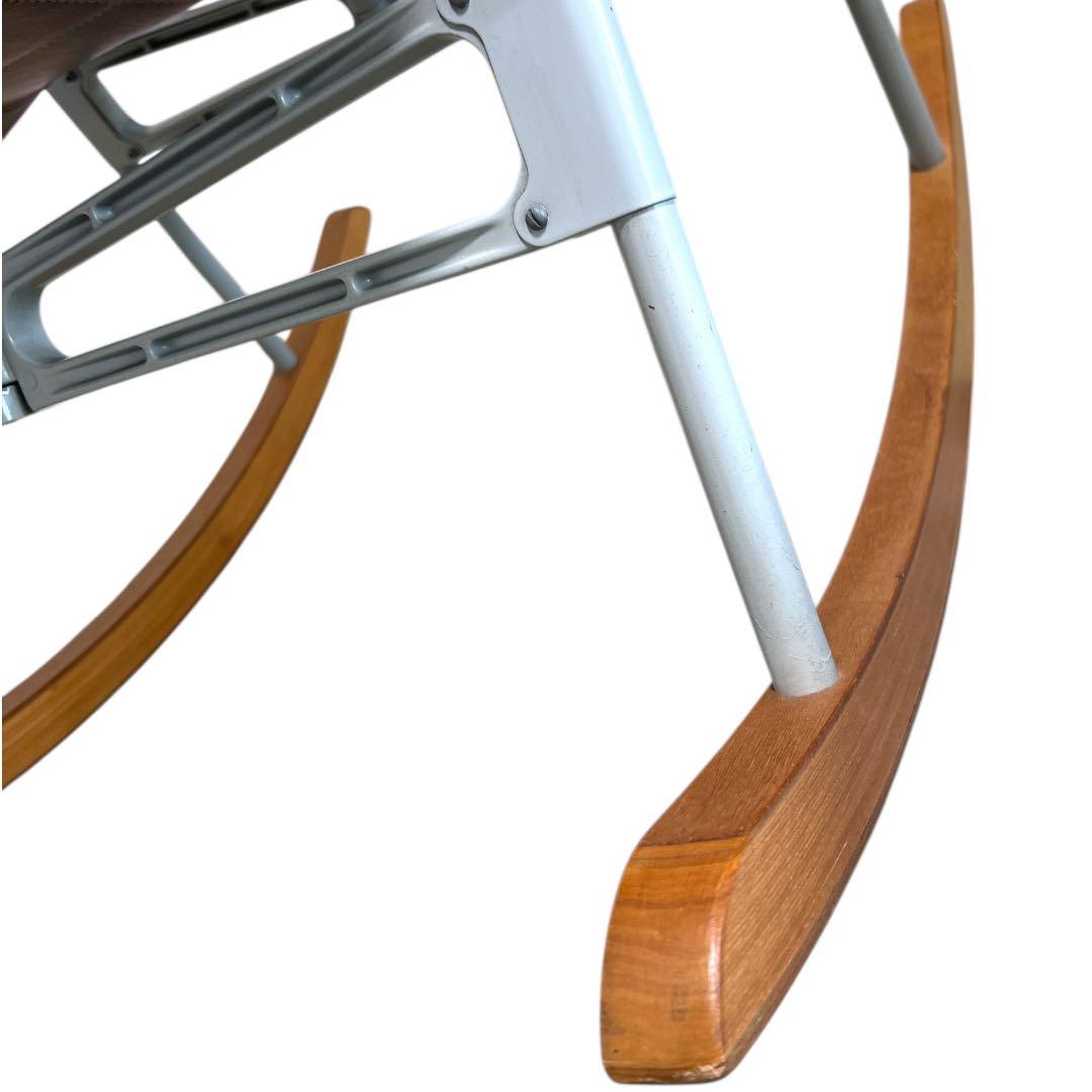 【アンティーク】新居猛 フォールディングロッキングチェア ニーチェア ビンテージ