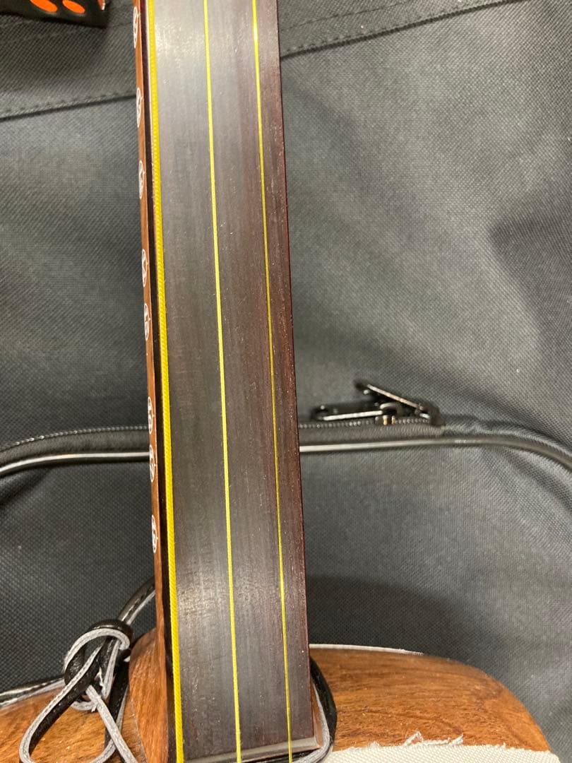 【津軽三味線】初心者セット　約1年使用　撥、駒、指掛け、黒いソフトケース付き