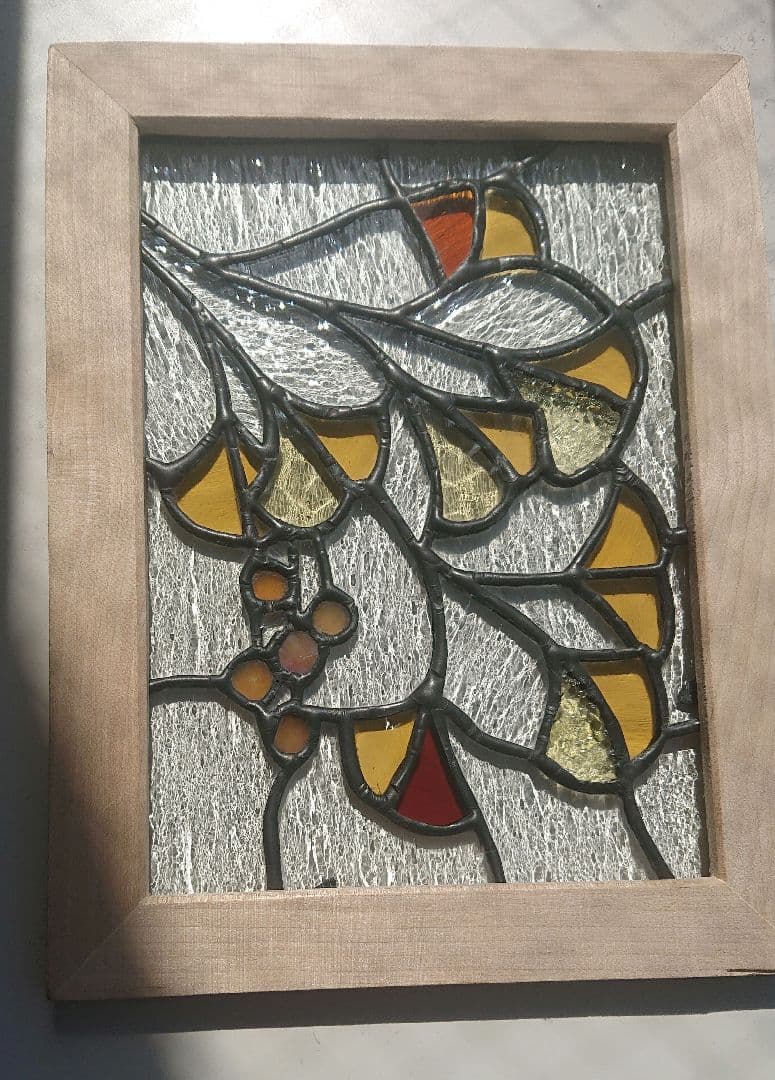 ステンドグラス パネル いちょうの煌めき