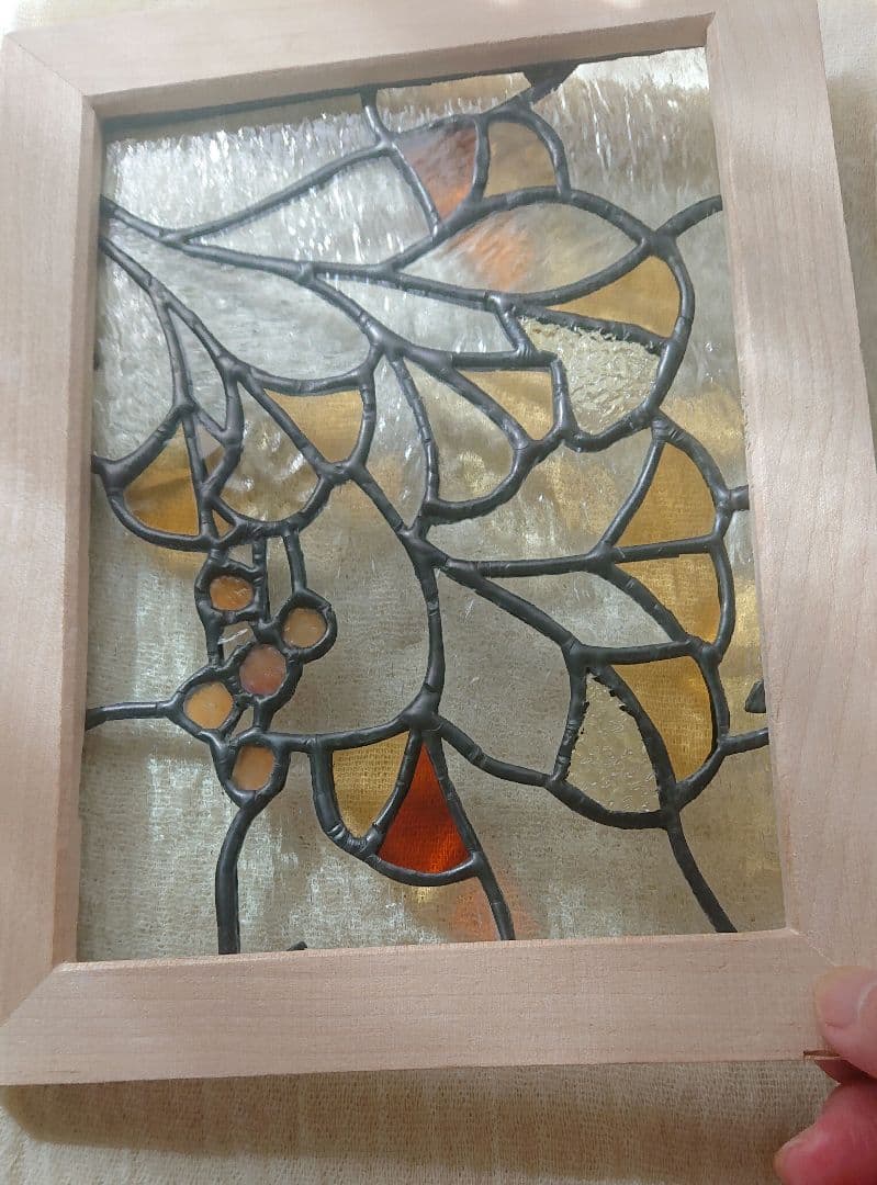 ステンドグラス パネル いちょうの煌めき