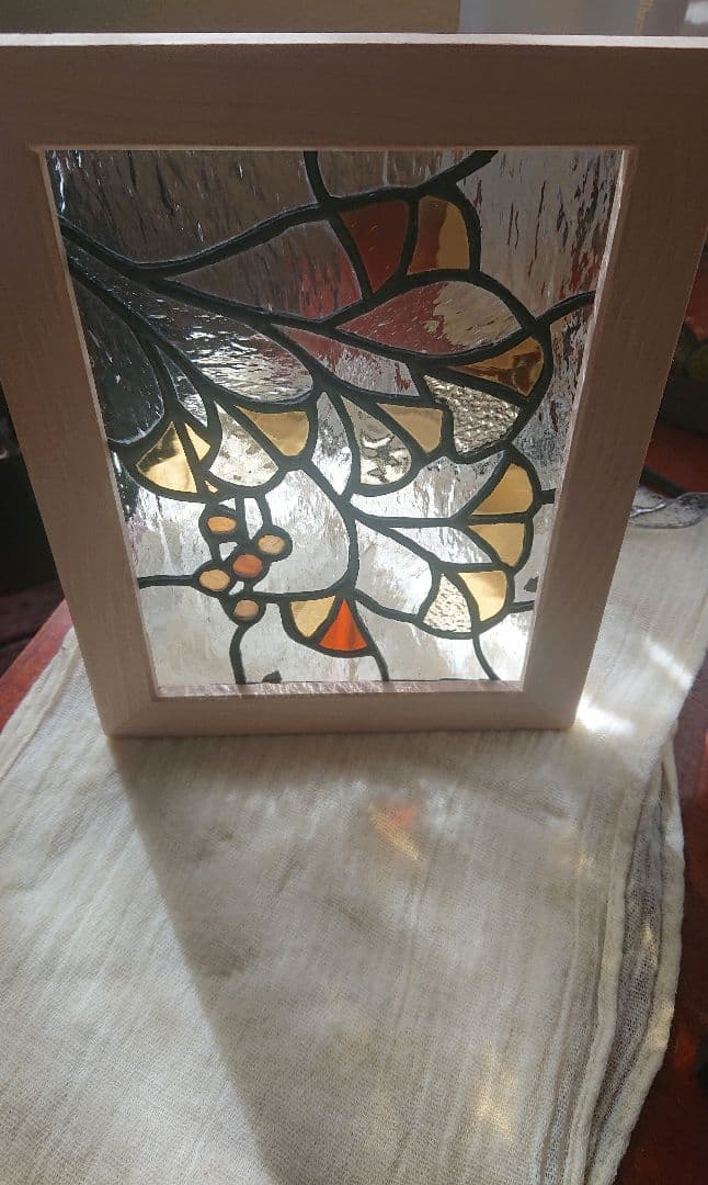 ステンドグラス パネル いちょうの煌めき