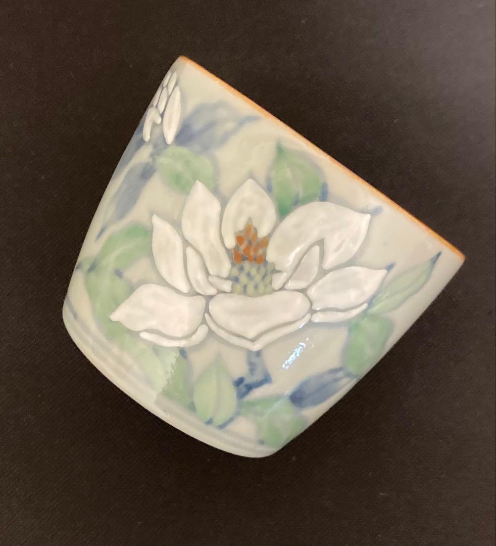 佐藤走波（五代）染錦　絵変り② 5客　蕎麦猪口