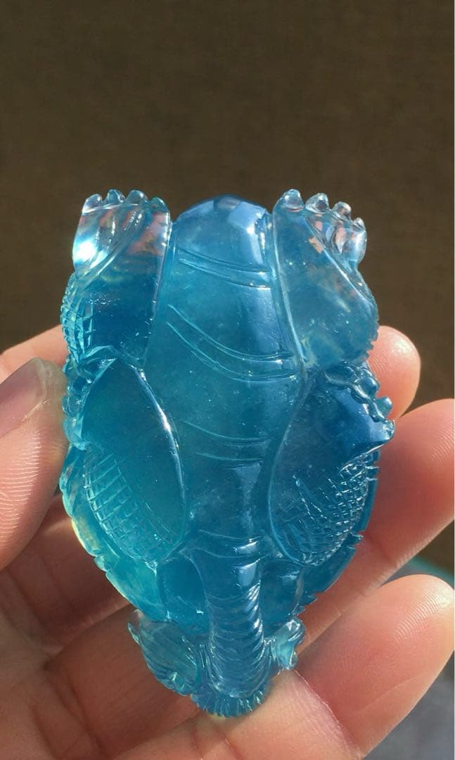 ⭐︎【天然】アクアマリン 置物 105.2g