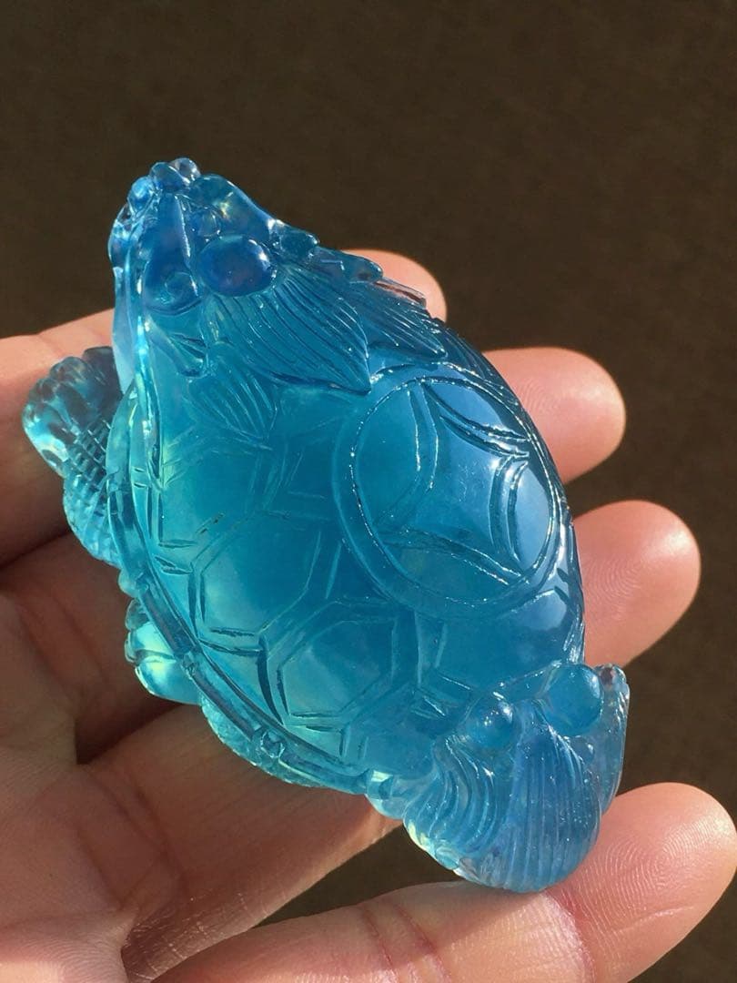 ⭐︎【天然】アクアマリン 置物 105.2g