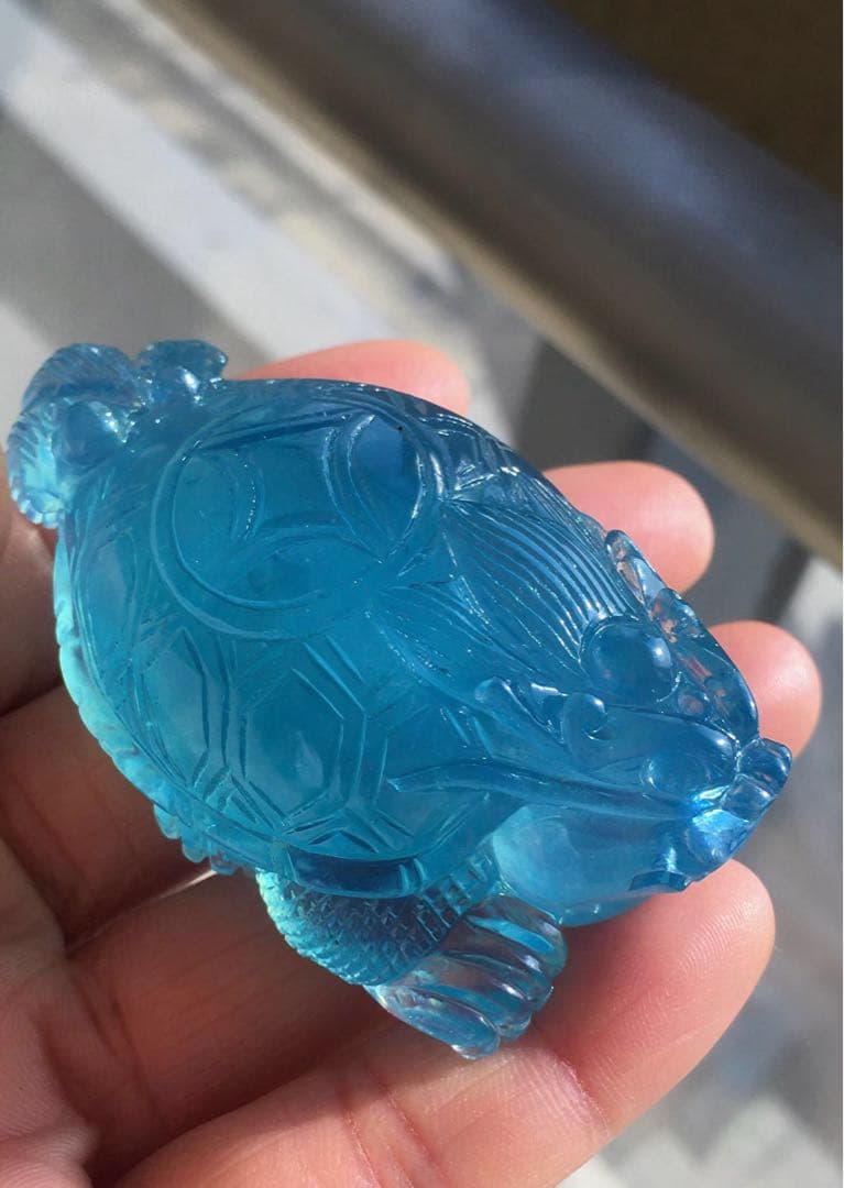 ⭐︎【天然】アクアマリン 置物 105.2g