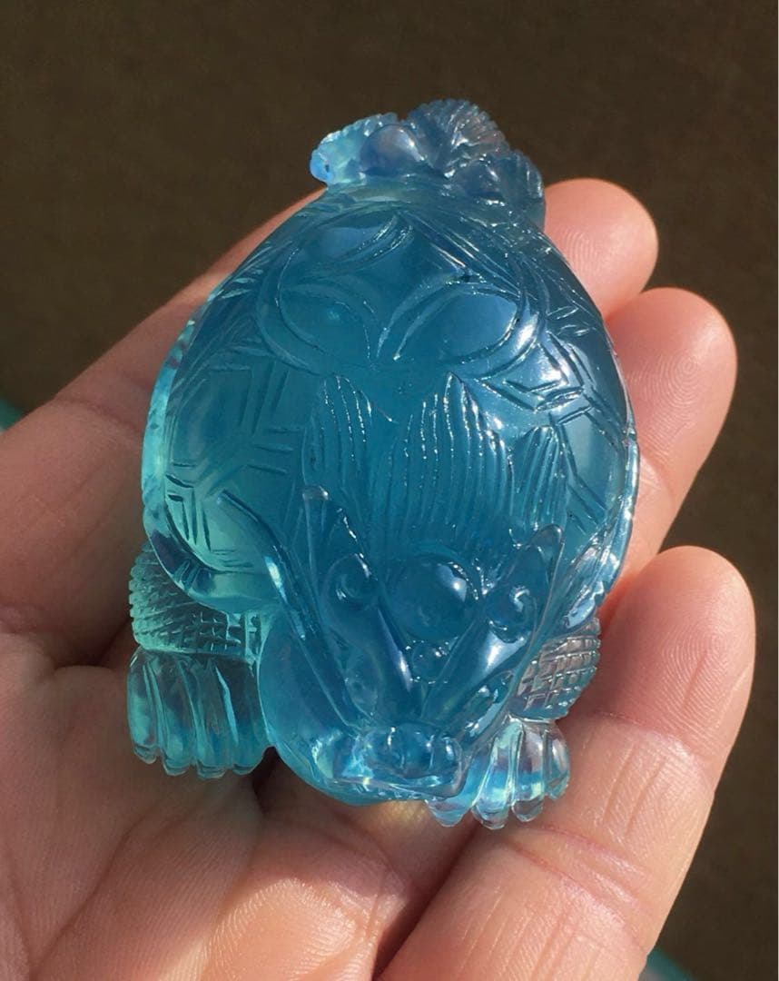 ⭐︎【天然】アクアマリン 置物 105.2g