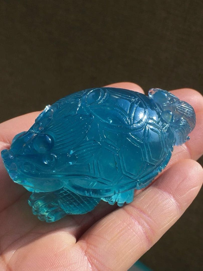 ⭐︎【天然】アクアマリン 置物 105.2g