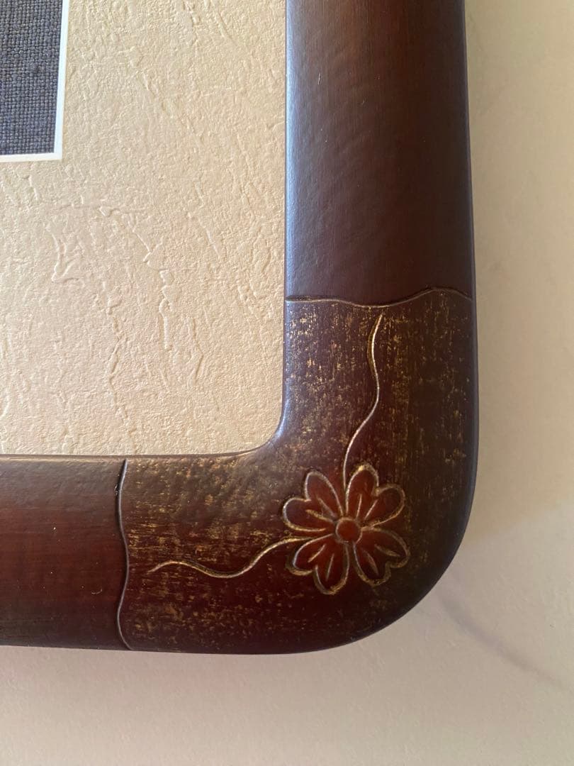 未使用【戸塚刺繍】お花のバスケット 額 84cm×43.5cm