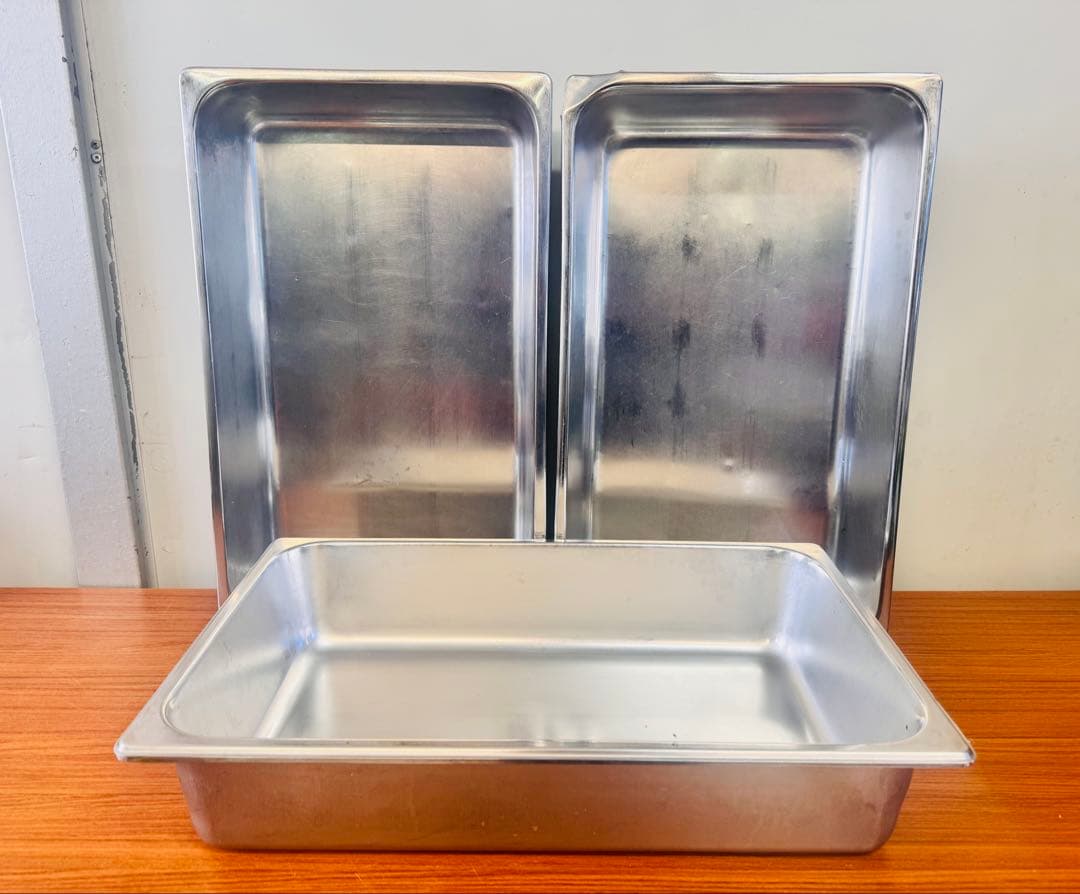 業務用 ステンレスバット 大型 4枚セット 送料込み