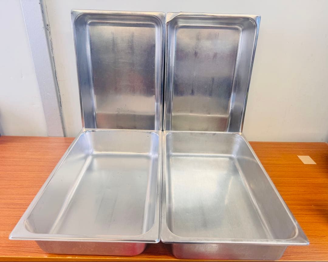 業務用 ステンレスバット 大型 4枚セット 送料込み