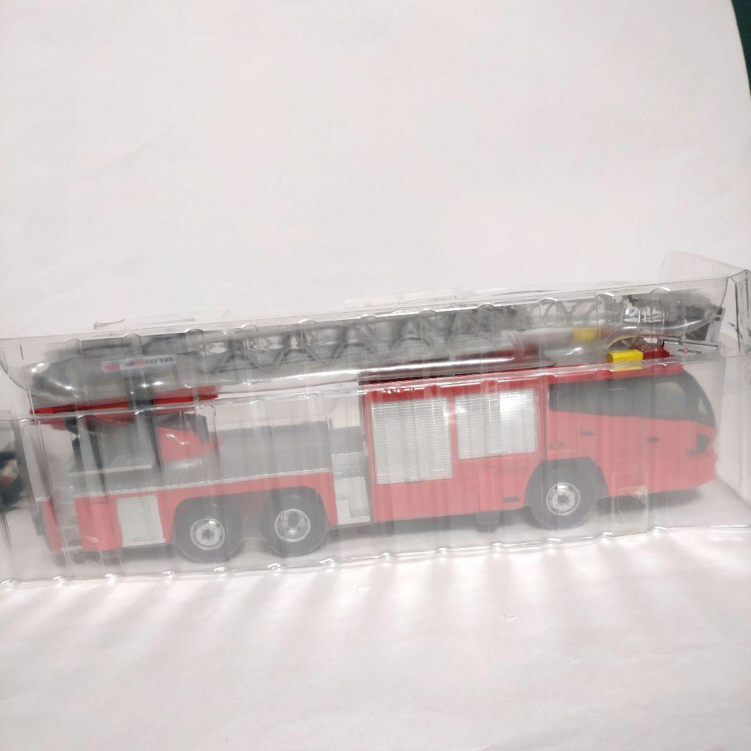 消防車❗モリタ□先端屈折式はしご付きスーパージャイロラダー□新品未