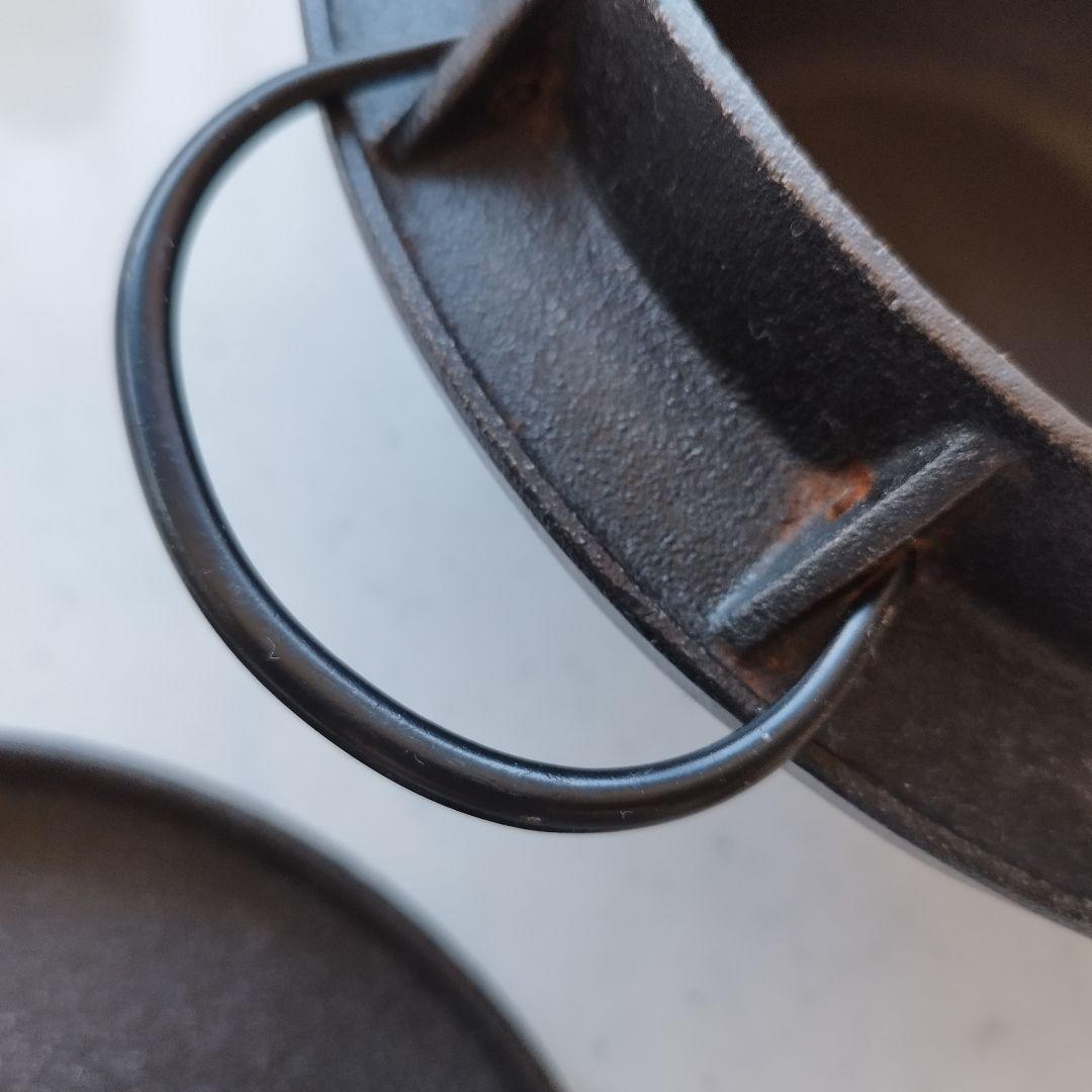 IWACHU 鋳鉄製 蓋付き鍋 南部鉄器 ごはん鍋　3合炊　IH対応